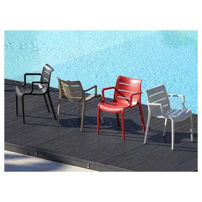 SUNSET - Sillón contract Technopolímero apilable bar restaurante hotel SCAB DESIGN certificado