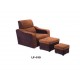 Set poltrona e due poggiapiedi uso professionale LF-519 massaggio piedi centro estetico