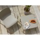 Argo H40 - Tavolino caffè impilabile in tecnopolimero da esterno giardino albergo Scab Design