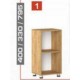 ADONIA S - Armadio ufficio a scaffali contract office in legno NM* scuola, studio, hotel, albergo
