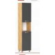 ADONIA AS - Armadio ufficio con ante e scaffali contract office in legno NM* scuola, studio, hotel, albergo