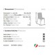 Bistrot - Sedia impilabile polipropilene simil rattan da esterno, bar, ristorante, giardino, piscina, hotel Grand Soleil