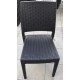 BISTROT - POLTRONA IN POLIPROPILENE SIMIL RATTAN IMPILABILE DA ESTERNO PER HOTEL GRAND SOLEIL