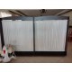 Parete divisoria cornice mobile in legno (tela incl.) per ristorante, hotel, albergo