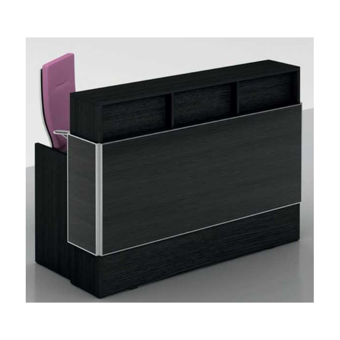 TAO - Bancone Reception in legno nobilitato melaminico per ufficio, studio, hotel, centro benessere