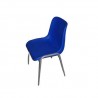 MILENA S -Silla oficina apilable, de metal y polipropileno estándar e ignífuga, para sala reunión, sala de espera,hotel