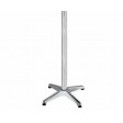 Base de aluminio, altura 110 cm para tablones de mesa, de exterior, para bar, restaurante, pub, hostelería