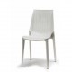 LUCREZIA - SEDIA IN POLIPROPILENE SIMIL RATTAN IMPILABILE DA ESTERNO PER BAR, RISTORANTE, PISCINA, HOTEL SCAB DESIGN