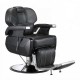 Sedia poltrona parrucchiere barbiere professionale mod.6885 reclinabile, alzabile per salone parrucchiere