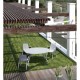 LUCREZIA - SEDIA CON BRACCIOLI IN POLIPROPILENE SIMIL RATTAN IMPILABILE DA ESTERNO PER BAR, RISTORANTE, HOTEL SCAB DESIGN