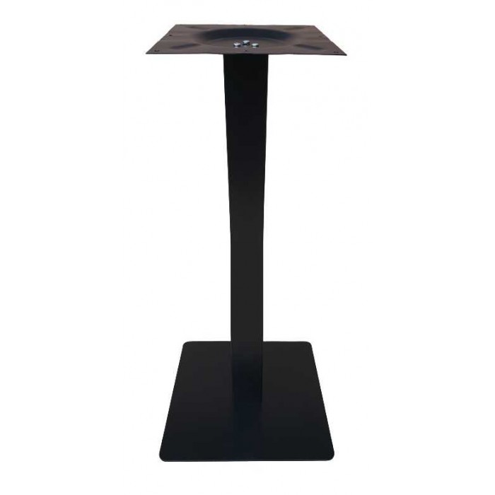 ALFA H108 - moderna base de metal negro para mesas redondas o cuadradas para bares, restaurantes, hoteles