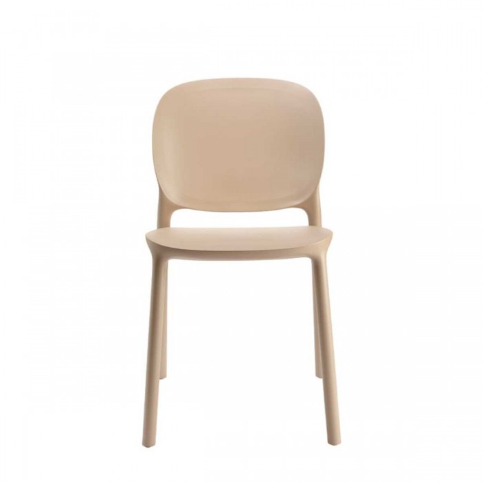 HUG 2380 - Silla ergonomica de polipropileno apilable para bar, riestaurante, piscina, hotel SCAB DESIGN