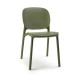 SAI - SEDIA ERGONOMICA IN POLIPROPILENE IMPILABILE DA ESTERNO PER BAR, RISTORANTE, PISCINA, HOTEL SCAB DESIGN