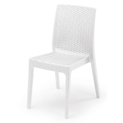 Selene - Silla de bar Restaurante de jardín al aire libre apilable de ratán hotel hotel-CATAS