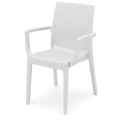 Dafne - Sillón Silla de bar Restaurante de jardín al aire libre apilable de ratán hotel hotel-CATAS