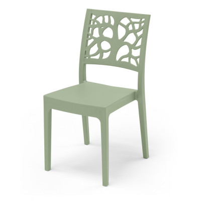 Teti - Silla de bar apilable de polipropileno jardín restaurante hotel hotel-CATAS