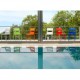 SAI - SEDIA ERGONOMICA IN POLIPROPILENE IMPILABILE DA ESTERNO PER BAR, RISTORANTE, PISCINA, HOTEL SCAB DESIGN