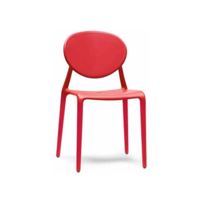 GIO - SEDIA ERGONOMICA IN POLIPROPILENE IMPILABILE DA ESTERNO PER BAR, RISTORANTE, PISCINA, HOTEL SCAB DESIGN