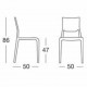 SIRIO - SEDIA ERGONOMICA IN POLIPROPILENE IMPILABILE DA ESTERNO PER BAR, RISTORANTE, PISCINA, HOTEL SCAB DESIGN