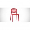TOP GIO -Silla ergonomica de polipropileno apilable para exteriores, para bar, restaurante, piscina, hotel SCAB DESIGN