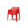 COCCOLONA -Sillón ergonómico de polipropileno apilable para exteriores, para bar, restaurante, piscina, hotel SCAB DESIGN