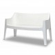 COCCOLONA - SET DA DUE DIVANETTI IN POLIPROPILENE IMPILABILE DA ESTERNO PER BAR, RISTORANTE, PISCINA, HOTEL SCAB DESIGN