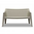 COCCOLONA - Conjunto de dos sofás de prolipopileno, apilables, para exterior, bar, restaurante, piscina, hotel SCAB DESIGN