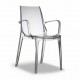 VANITY - Sedia (poltrona) contract Impilabile in Policarbonato da esterno ed interno per bar,ristorante, hotel SCAB DESIGN