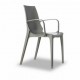 VANITY - Sedia (poltrona) contract Impilabile in Policarbonato da esterno ed interno per bar,ristorante, hotel SCAB DESIGN