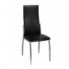 PANDORA - Silla de metal y ecopiel (piel ecológica) para bar, restaurante, pub, pizzería, tienda, hotel, discoteca