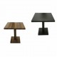 GIOVE QA - TAVOLO ALTO H90/110cm IN LEGNO NOBILITATO MELAMINICO COLORI LEGNO VENATO, UNI, BAR, RISTORANTE, ALBERGO