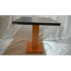 GIOVE QA - TAVOLO ALTO H90/110cm IN LEGNO NOBILITATO MELAMINICO COLORI LEGNO VENATO, UNI, BAR, RISTORANTE, ALBERGO