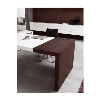 MATRIX - Scrivania contract office direzionale in legno nobilitato melaminico per ufficio, studio, hotel, albergo