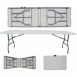 EVENTI Q - Mesa convencional rectangular, plegable, para catering, fiestas, eventos, banquetes