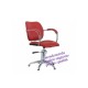 Sedia poltrona parrucchiere professionale mod.Red alzabile salone parrucchiere